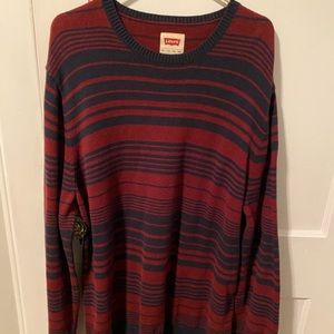 Levi’s men’s long sleeve striped sweater